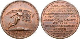 France, First Republic. Napoléon Bonaparte, as Premier Consul, with Jean Jacques Régis de Cambacérès, as second Consul, Charles-François Lebrun, as th...