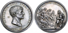 France, First Republic. Napoléon Bonaparte, as Premier Consul, AR Medal. Commemorating the failure of attacks on Napoléon's life. Dated year 3 = 1800....