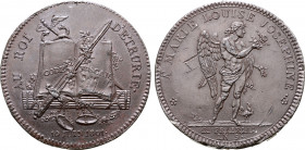 France, First Republic. Napoléon Bonaparte, as Premier Consul, Æ Medal. Commemorating the stay of the King and Queen of Etruria in Paris. Dually dated...