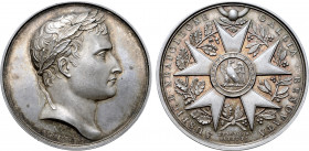 France, First Empire. Napoléon I AR Medal. Commemorating the re-establishment of the Legion d'Honneur. 1804. Dies by Andrieu and Jaley; Denon, mintmas...