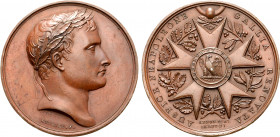 France, First Empire. Napoléon I Æ Medal. Commemorating the re-establishment of the Legion d'Honneur. 1804. Dies by Andrieu and Jaley; Denon, mintmast...