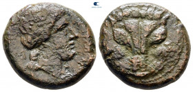 Bruttium. Rhegion circa 351-280 BC. Bronze Æ