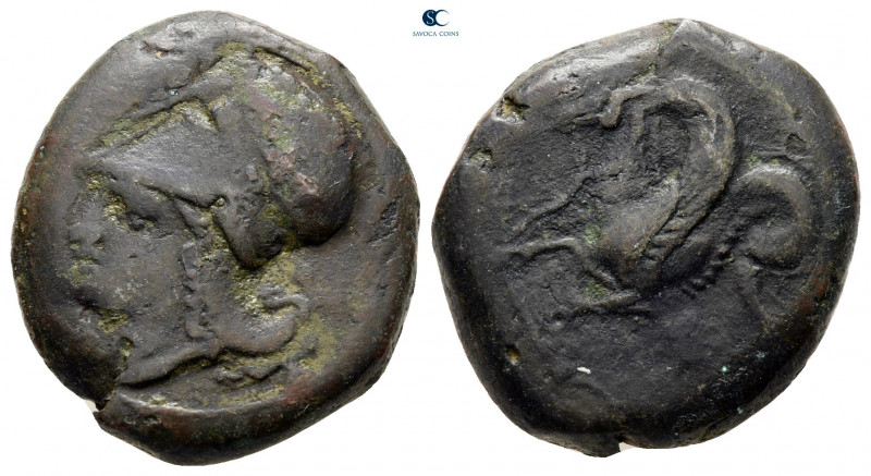 Sicily. circa 405-367 BC. 
Litra Æ

20 mm, 8,43 g



nearly very fine