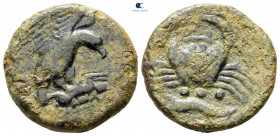 Sicily. Akragas circa 425-406 BC. Bronze Æ