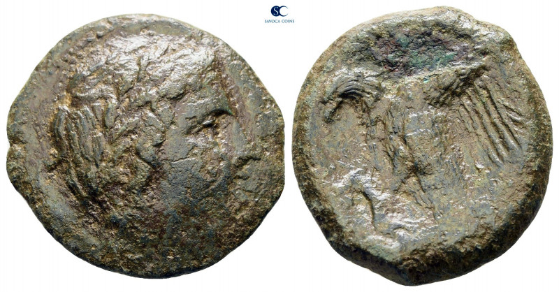 Sicily. Akragas circa 287-279 BC. 
Bronze Æ

22 mm, 5,55 g



very fine