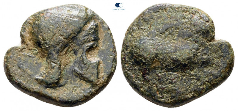 Sicily. Entella. Campanian mercenaries 354-344 BC. 
Bronze Æ

16 mm, 3,20 g
...