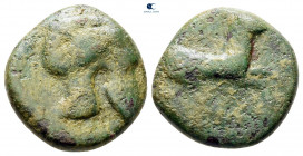 Sicily. Entella. Campanian mercenaries 354-344 BC. Bronze Æ