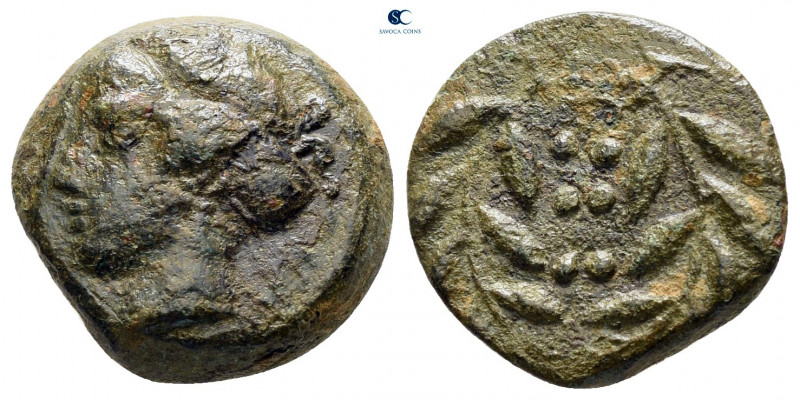 Sicily. Himera circa 415-409 BC. 
Hemilitron Æ

15 mm, 3,80 g



nearly v...