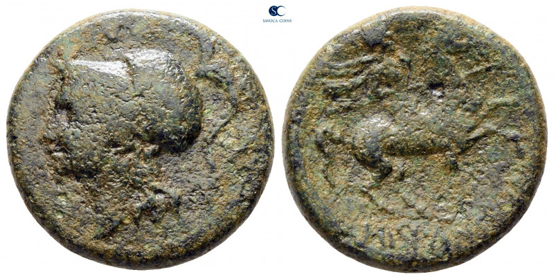Sicily. Morgantina, The Hispani circa 220-200 BC. 
Bronze Æ

21 mm, 7,08 g
...