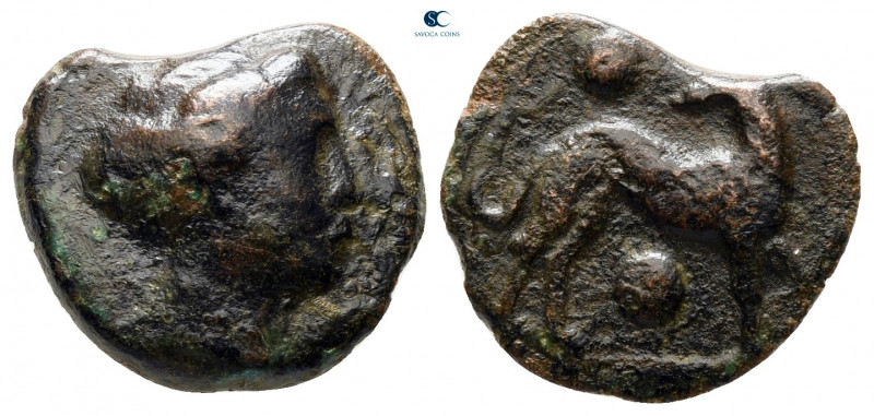 Sicily. Segesta circa 410-400 BC. 
Hexas Æ

15 mm, 2,24 g



nearly very ...