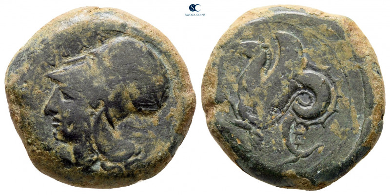 Sicily. Syracuse. Dionysios I 405-367 BC. 
Litra Æ

21 mm, 8,61 g



near...