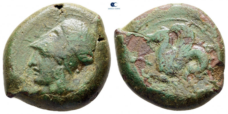 Sicily. Syracuse. Dionysios I 405-367 BC. 
Litra Æ

22 mm, 8,24 g



near...