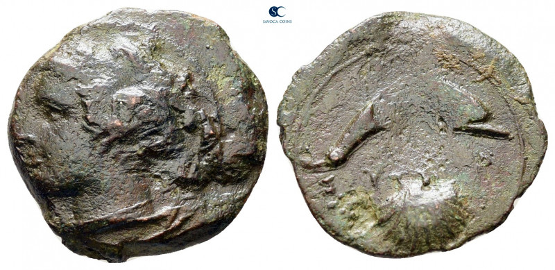 Sicily. Syracuse. Dionysios I 405-367 BC. 
Hemilitron Æ

18 mm, 2,64 g


...