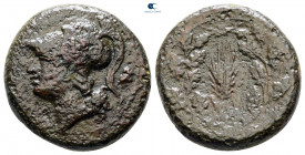 Sicily. Syracuse. Time of Pyrrhos 278-276 BC. Bronze Æ