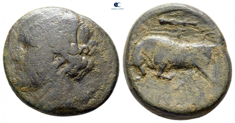 Sicily. Syracuse. Hieron II 275-215 BC. 
Bronze Æ

20 mm, 6,14 g



nearl...