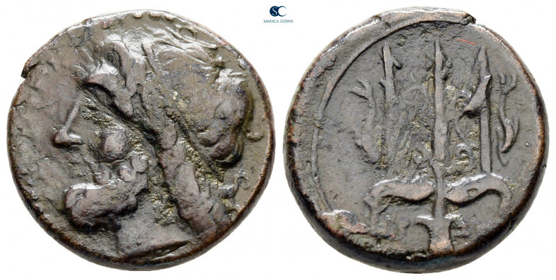 Sicily. Syracuse. Hieron II 275-215 BC. 
Bronze Æ

20 mm, 6,26 g



nearl...