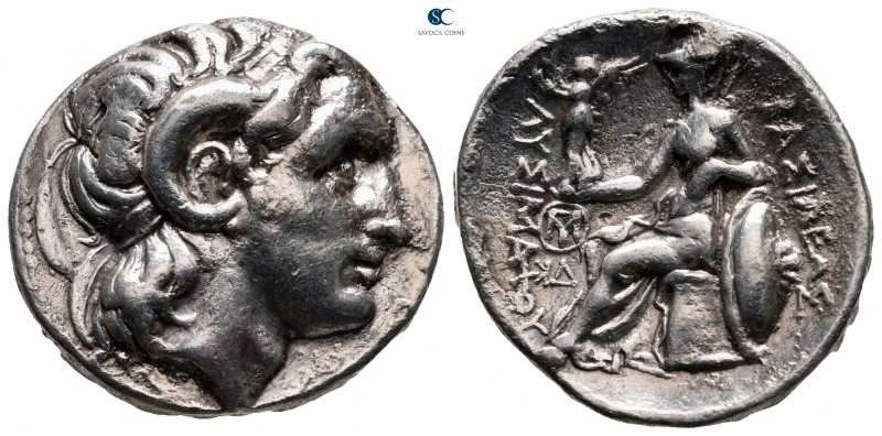 Kings of Thrace. Lampsakos. Macedonian. Lysimachos 305-281 BC. 
Tetradrachm AR...