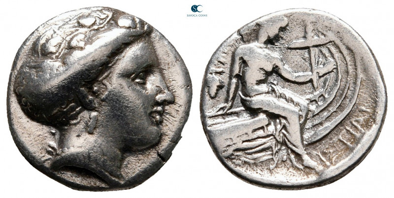 Euboea. Histiaia circa 338-304 BC. 
Tetrobol AR

15 mm, 2,44 g



nearly ...