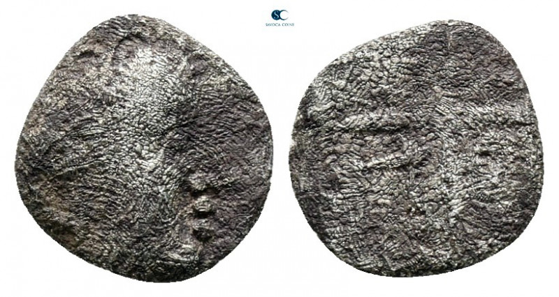 Asia Minor. Uncertain mint circa 450-400 BC. 
Hemiobol AR

9 mm, 0,39 g


...