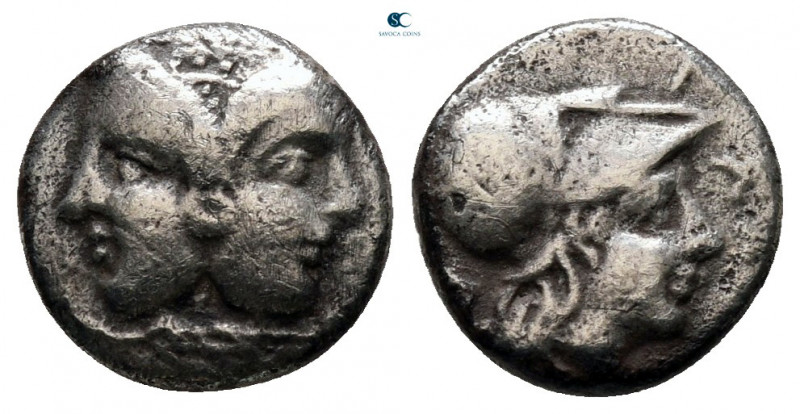 Mysia. Lampsakos circa 500-450 BC. 
Diobol AR

10 mm, 1,07 g



nearly ve...