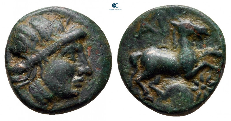 Troas. Gargara circa 400-300 BC. 
Bronze Æ

12 mm, 1,71 g



very fine