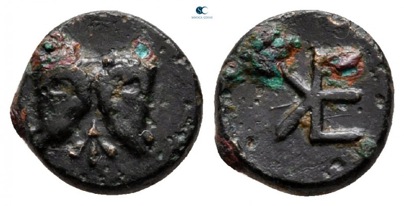 Troas. Kebren circa 420-412 BC. 
Bronze Æ

10 mm, 0,93 g



nearly very f...