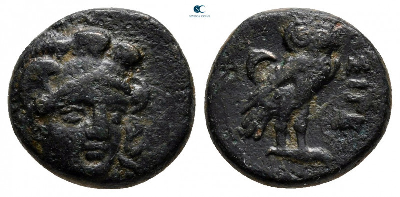 Troas. Sigeion circa 355-334 BC. 
Bronze Æ

12 mm, 2,04 g



nearly very ...