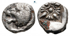 Ionia. Miletos circa 525-475 BC. Diobol AR