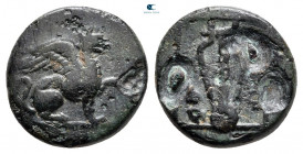 Ionia. Teos circa 370-330 BC. Bronze Æ