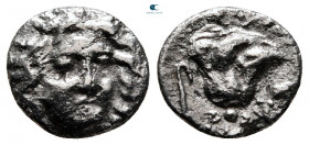 Islands off Caria. Rhodos circa 205-190 BC. Plinthophoric Hemidrachm AR