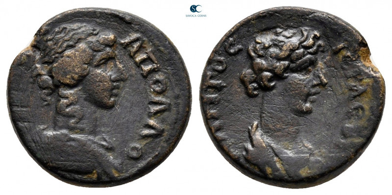 Lydia. Apollonis. Pseudo-autonomous issue AD 80-120. 
Bronze Æ

15 mm, 2,56 g...