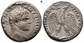 Seleucis and Pieria. Antioch. Caracalla AD 198-217. Billon-Tetradrachm