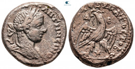 Seleucis and Pieria. Antioch. Elagabal AD 218-222. Billon-Tetradrachm