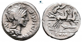 M. Cipius M.f 115-114 BC. Rome. Denarius AR