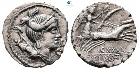 Ti. Claudius Ti. f. Ap. n. Nero 79 BC. Rome. Serrate Denarius AR