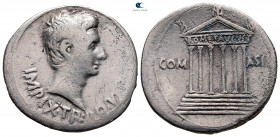 Augustus 27 BC-AD 14. Pergamum. Cistophorus AR