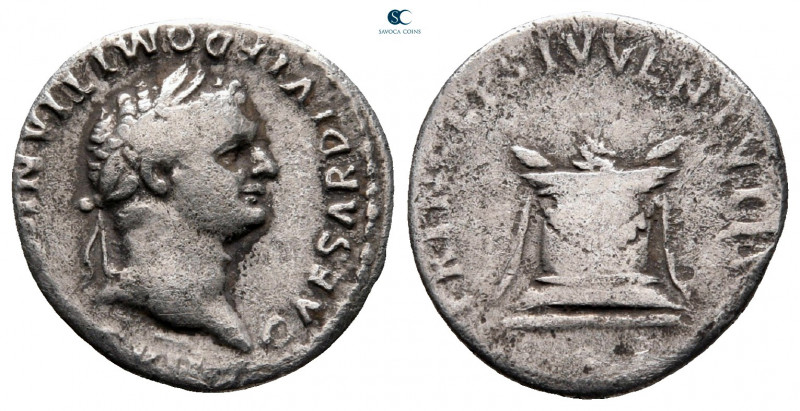 Domitian as Caesar AD 69-81. Rome
Denarius AR

17 mm, 3,20 g



nearly ve...