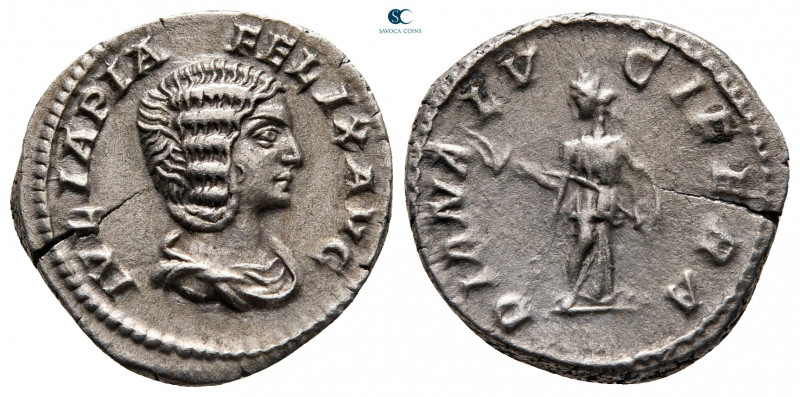 Julia Domna. Augusta AD 193-217. Rome
Denarius AR

19 mm, 2,78 g



very ...