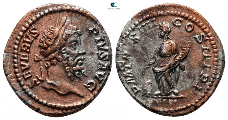 Septimius Severus AD 193-211. Rome
Denarius AR

19 mm, 2,53 g



very fin...