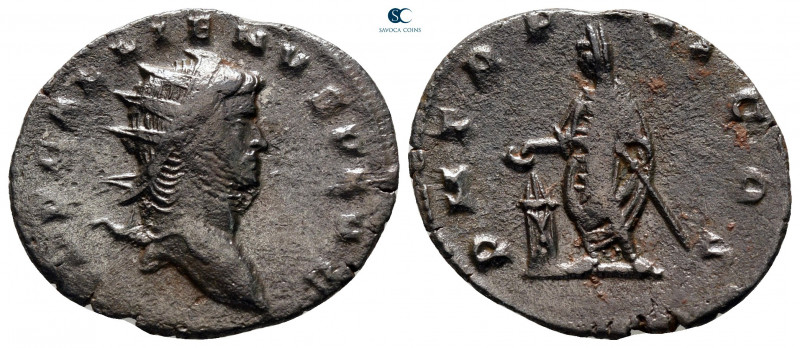 Gallienus AD 253-268. Mediolanum
Billon Antoninianus

21 mm, 2,31 g



ne...