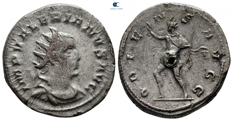 Valerian I AD 253-260. Rome
Billon Antoninianus

23 mm, 4,55 g



nearly ...