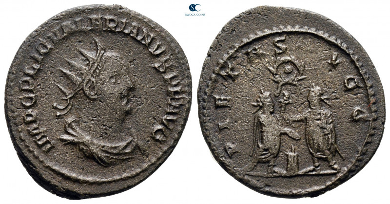 Valerian I AD 253-260. Samosata
Billon Antoninianus

23 mm, 3,71 g



ver...