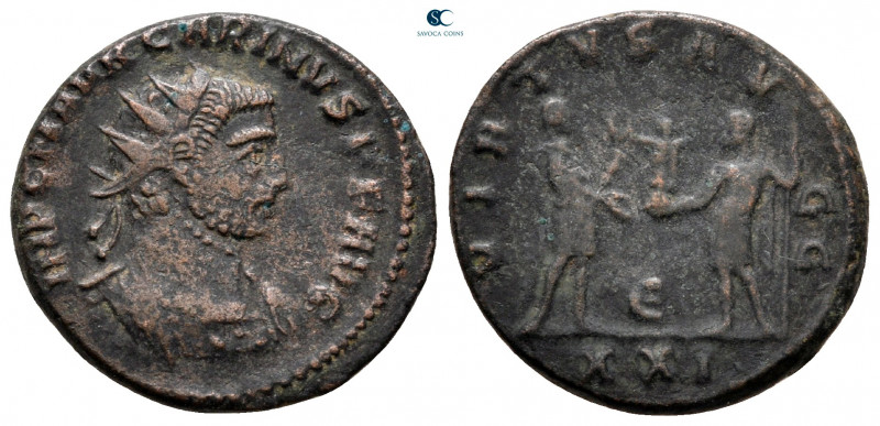 Carinus AD 283-285. Antioch
Antoninianus Æ

20 mm, 4,09 g



nearly very ...