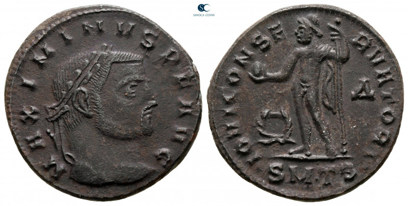 Maximinus II Daia AD 310-313. Thessaloniki
Follis Æ

24 mm, 5,10 g



ver...