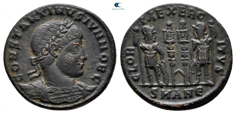 Constantine II, as Caesar AD 317-337. Antioch
Follis Æ

18 mm, 2,36 g



...