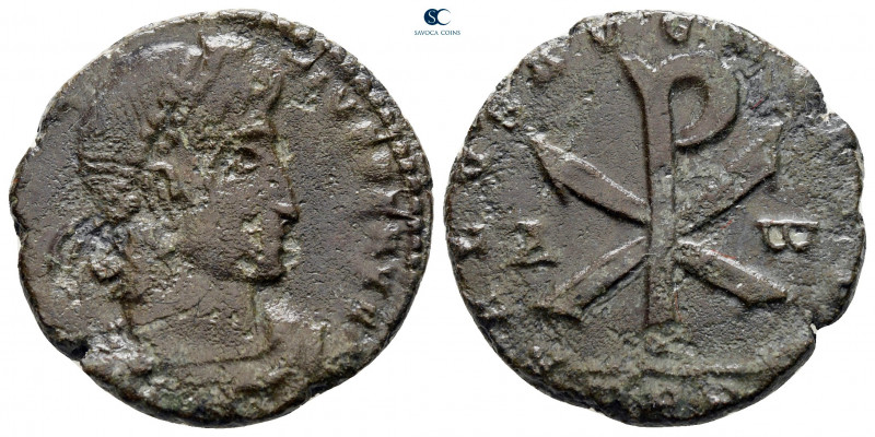 Constantius II AD 347-361. Treveri
Follis Æ

23 mm, 6,69 g



nearly very...