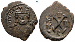 Maurice Tiberius AD 582-602. Theoupolis (Antioch). Decanummium Æ