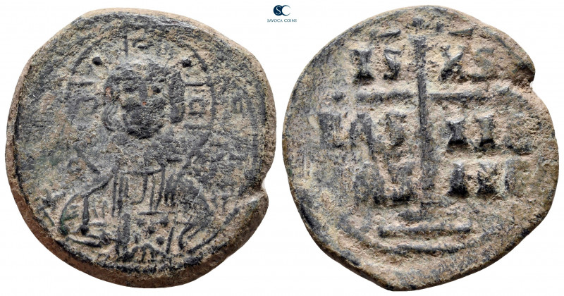 Romanus III Argyrus AD 1028-1034. Constantinople
Anonymous Follis Æ

28 mm, 1...