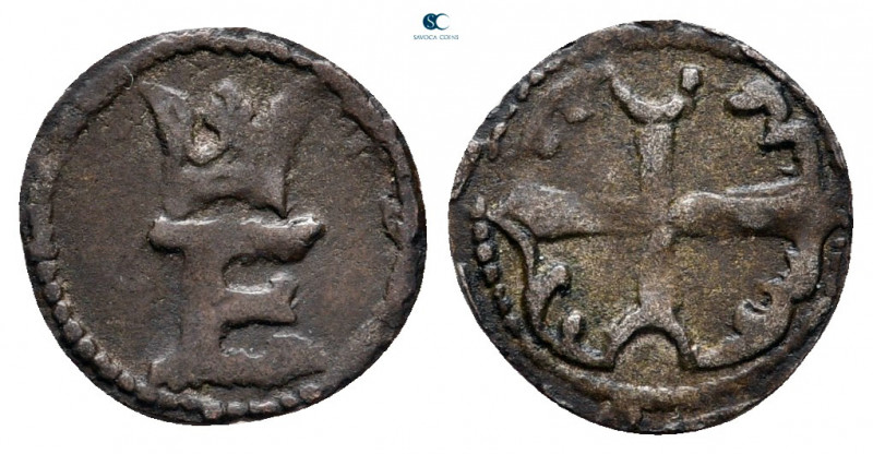 Livonian Order. Reval. Erik XIV AD 1560-1568. 
Penny 

9 mm, 0,37 g



ve...