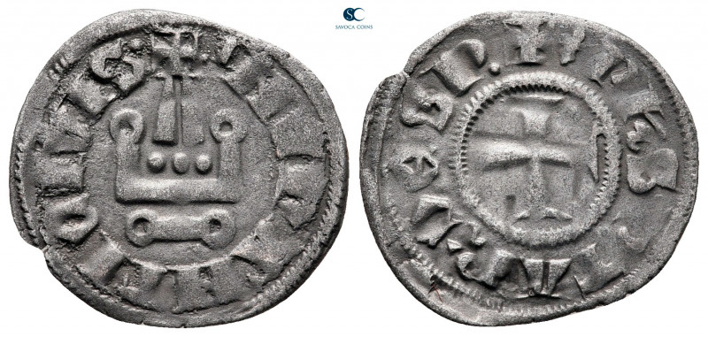 Neopolitan Princes of Eprius and Corfu. Philippe de Taranto AD 1307-1313. 
Deni...
